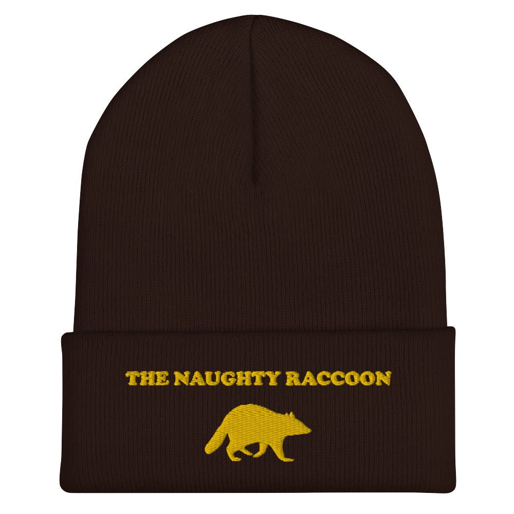 The Naughty Raccoon Cuffed Beanie - ninanush