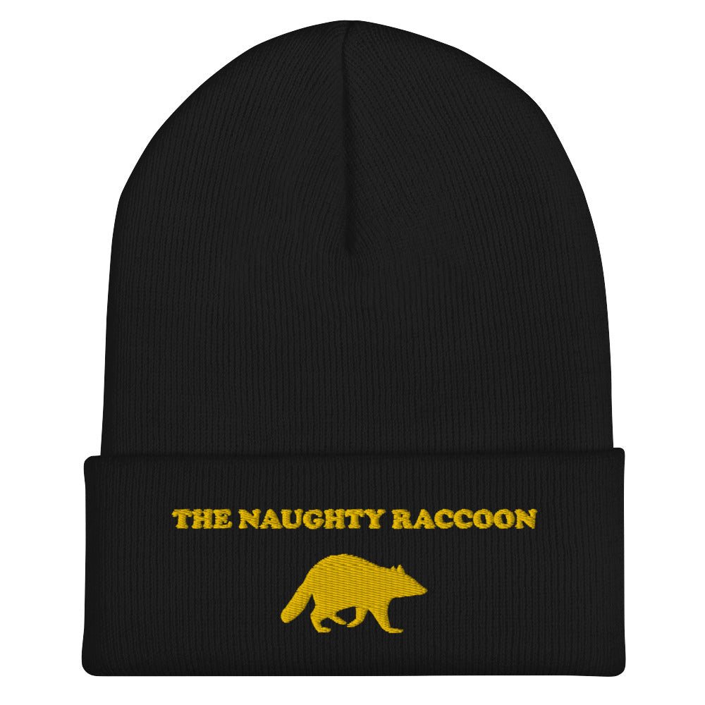The Naughty Raccoon Cuffed Beanie - ninanush