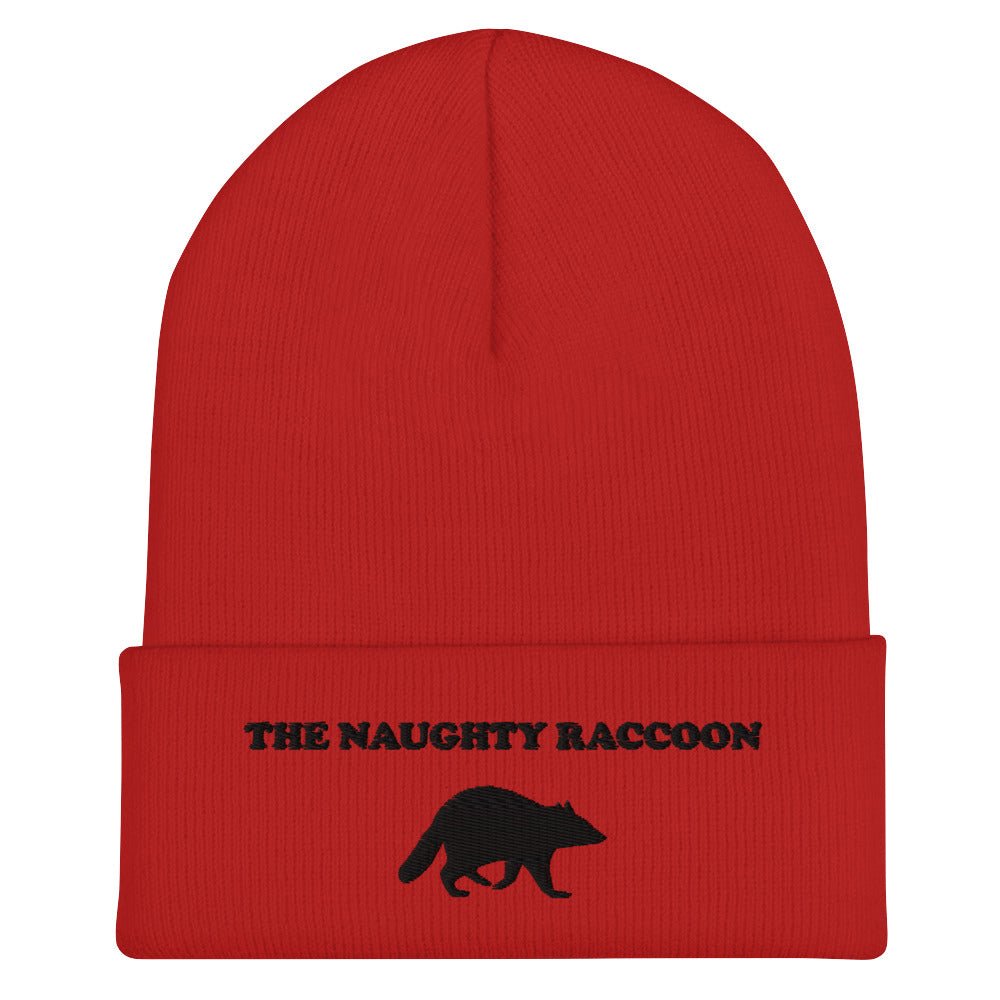 The Naughty Raccoon Cuffed Beanie - ninanush