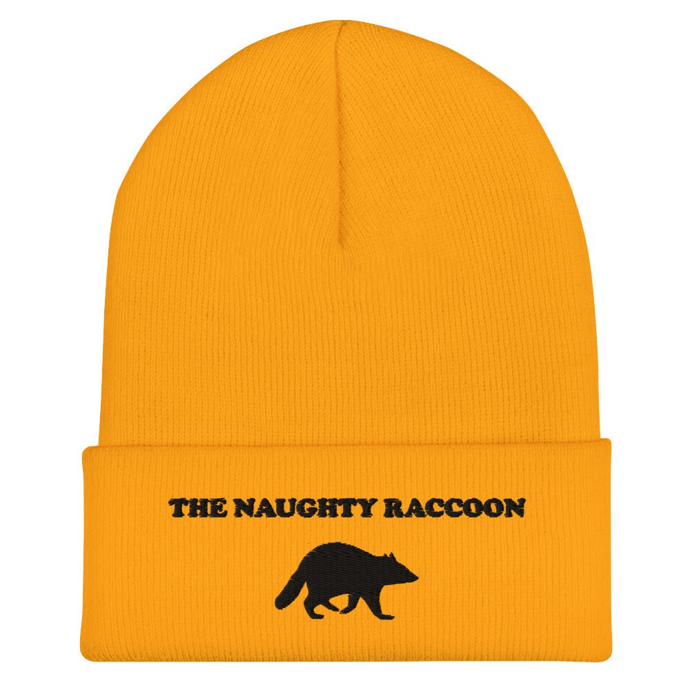 The Naughty Raccoon Cuffed Beanie - ninanush