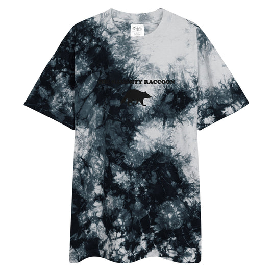 The Naughty Raccoon Oversized Tie-Dye T-shirt - ninanush