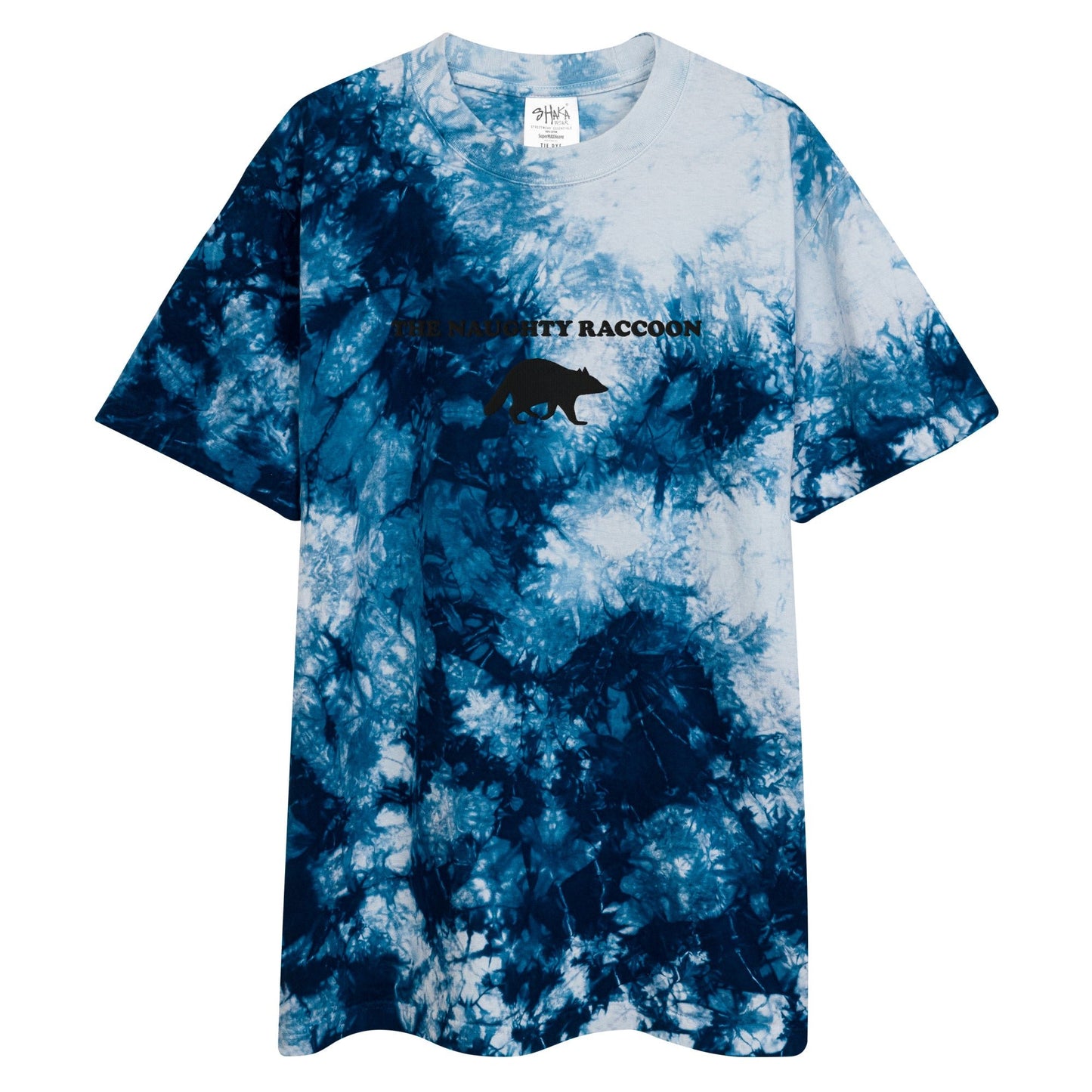 The Naughty Raccoon Oversized Tie-Dye T-shirt - ninanush