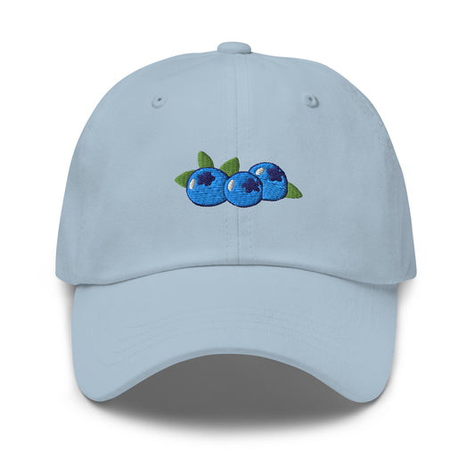Three Blueberries Dad Hat - ninanush