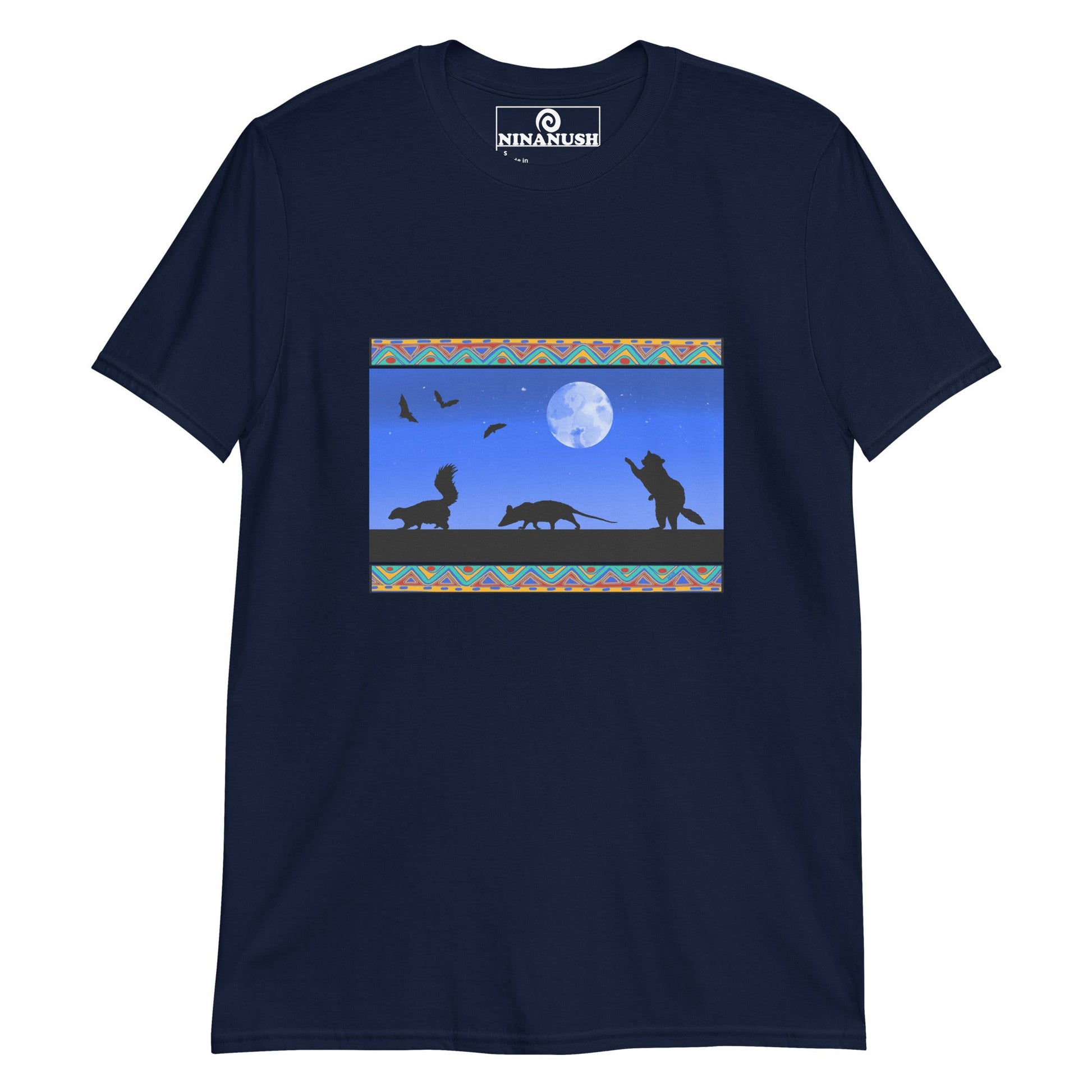 Trash Cats Night Stroll T-Shirt - ninanush