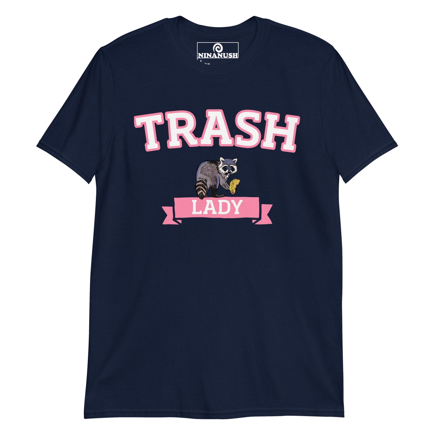 Trash Lady T-Shirt with Raccoon - ninanush