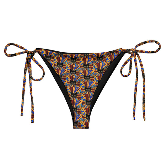 Trippy Cats Recycled Bikini Bottom - ninanush