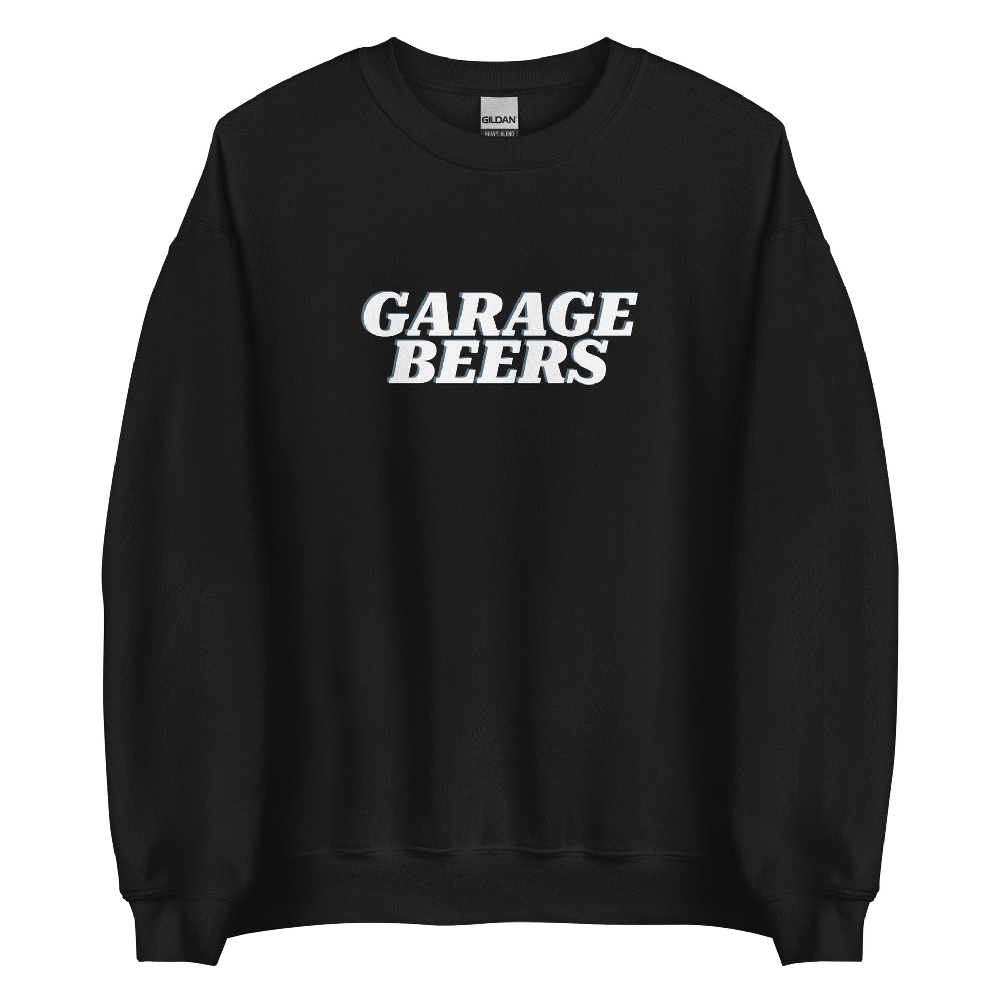 Black Garage Beers Sweatshirt from Nina's Funky Shop by ninanush - Do you love beer? Looking for a funny gift for a friend? Our Garage Beers Crew Neck Sweatshirt is soft, comfortable and just what you need. It's a unisex sweatshirt that comes in a variety of colors with "Garage Beers", expertly printed on the front. A funny foodie sweatshirt and stand out beer lover streetwear.