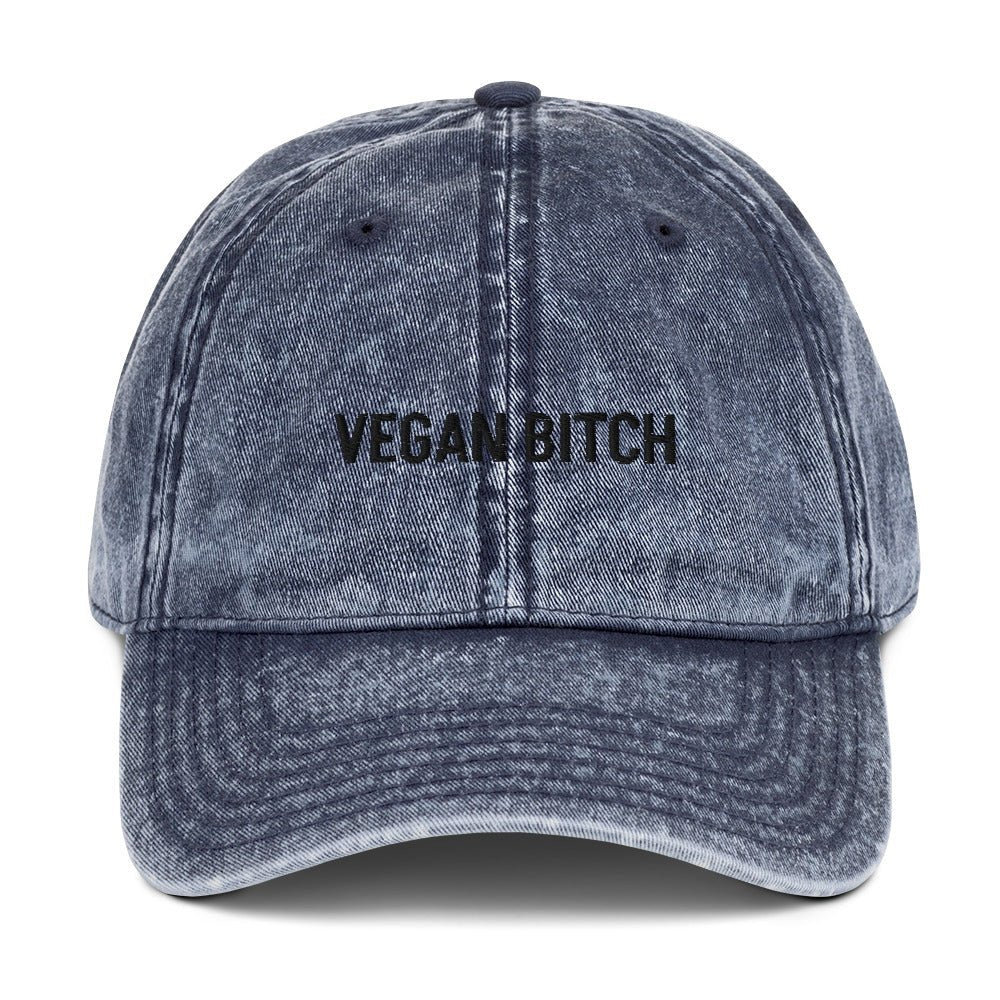 Vegan Bitch Vintage Dad Hat - ninanush