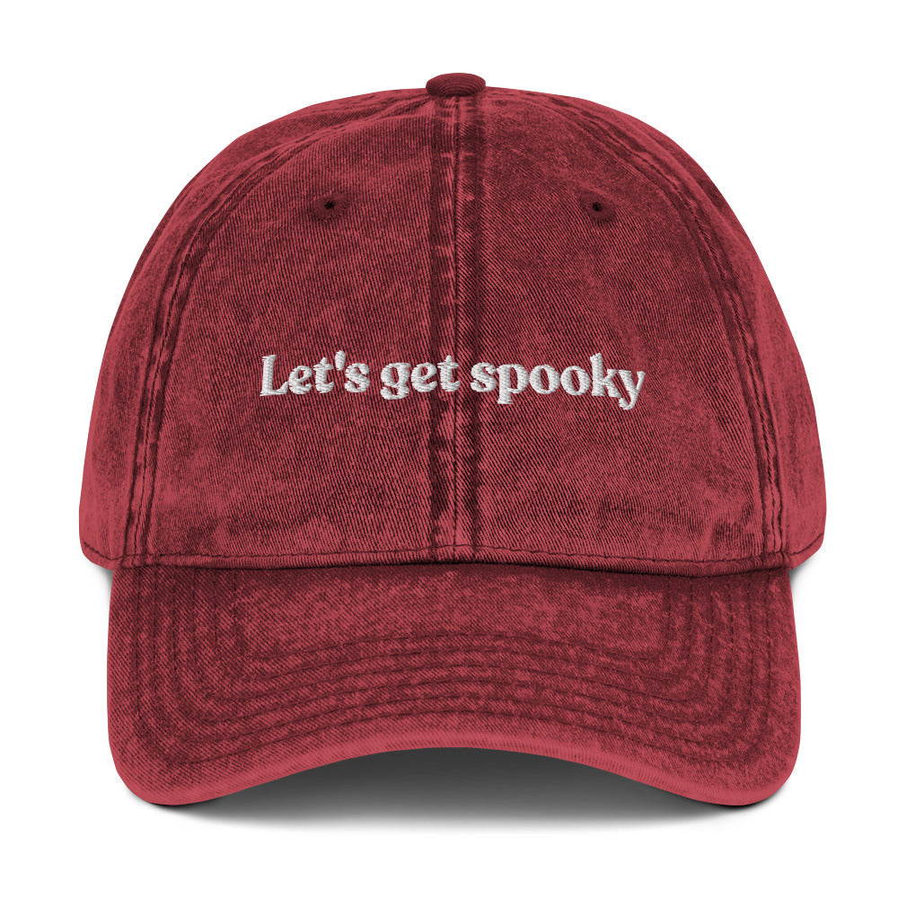 Let's Get Spooky Vintage Dad Hat
