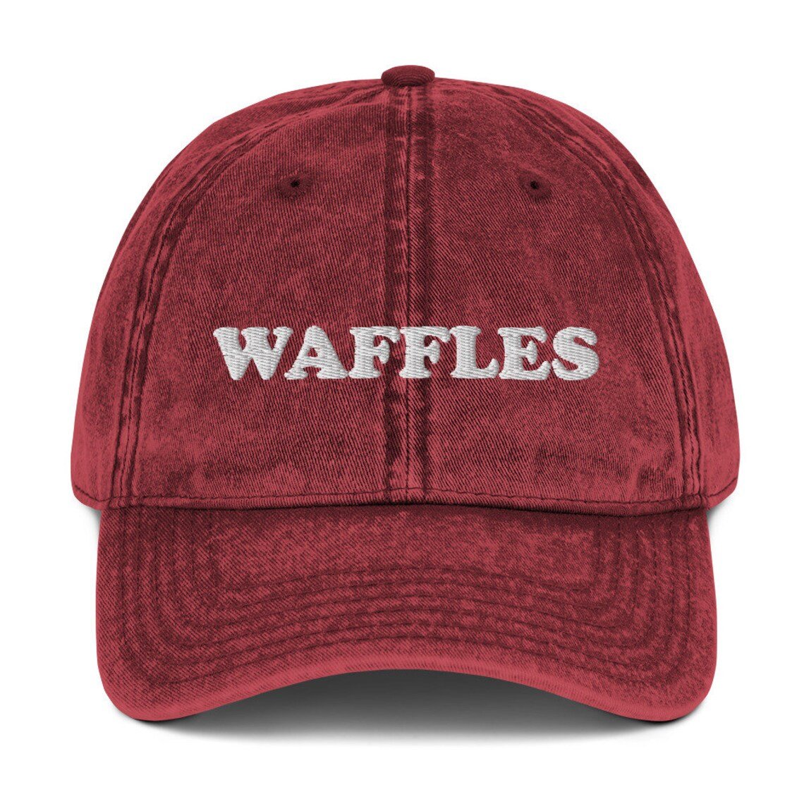 Waffles Vintage Dad Hat - ninanush