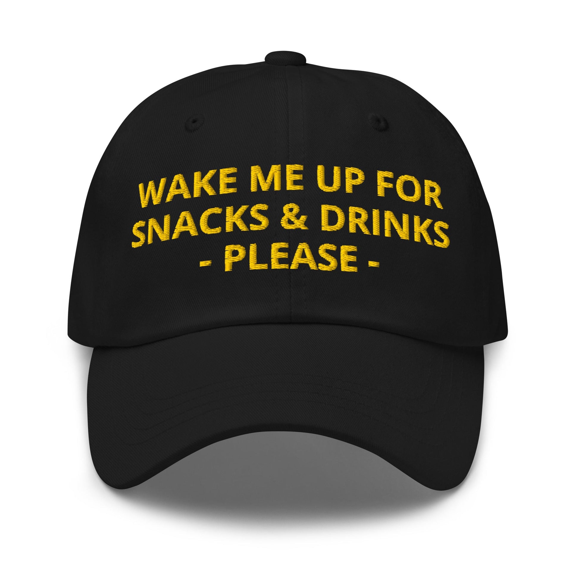 Wake Me Up For Snacks And Drinks Please Dad Hat - ninanush