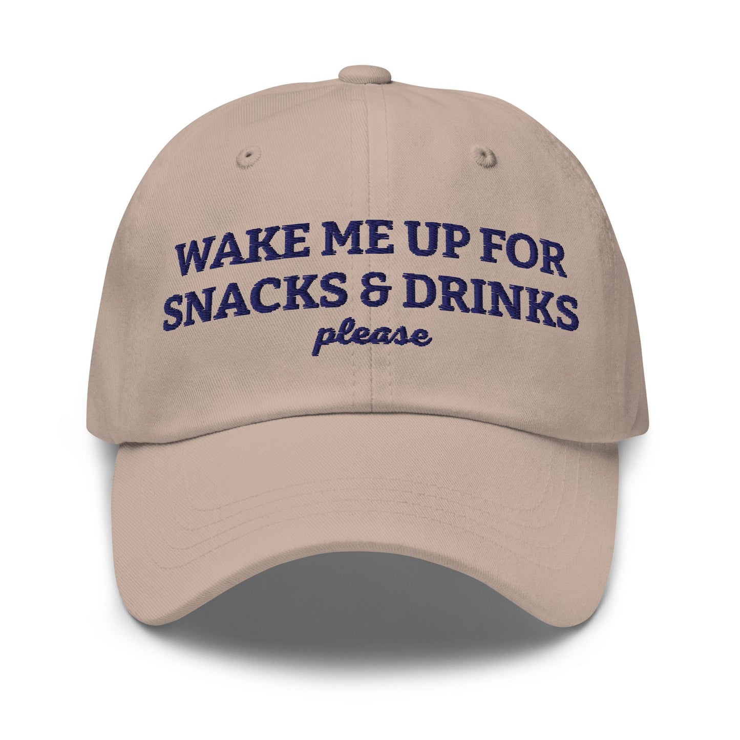 Wake Me Up For Snacks And Drinks Please Dad Hat - ninanush