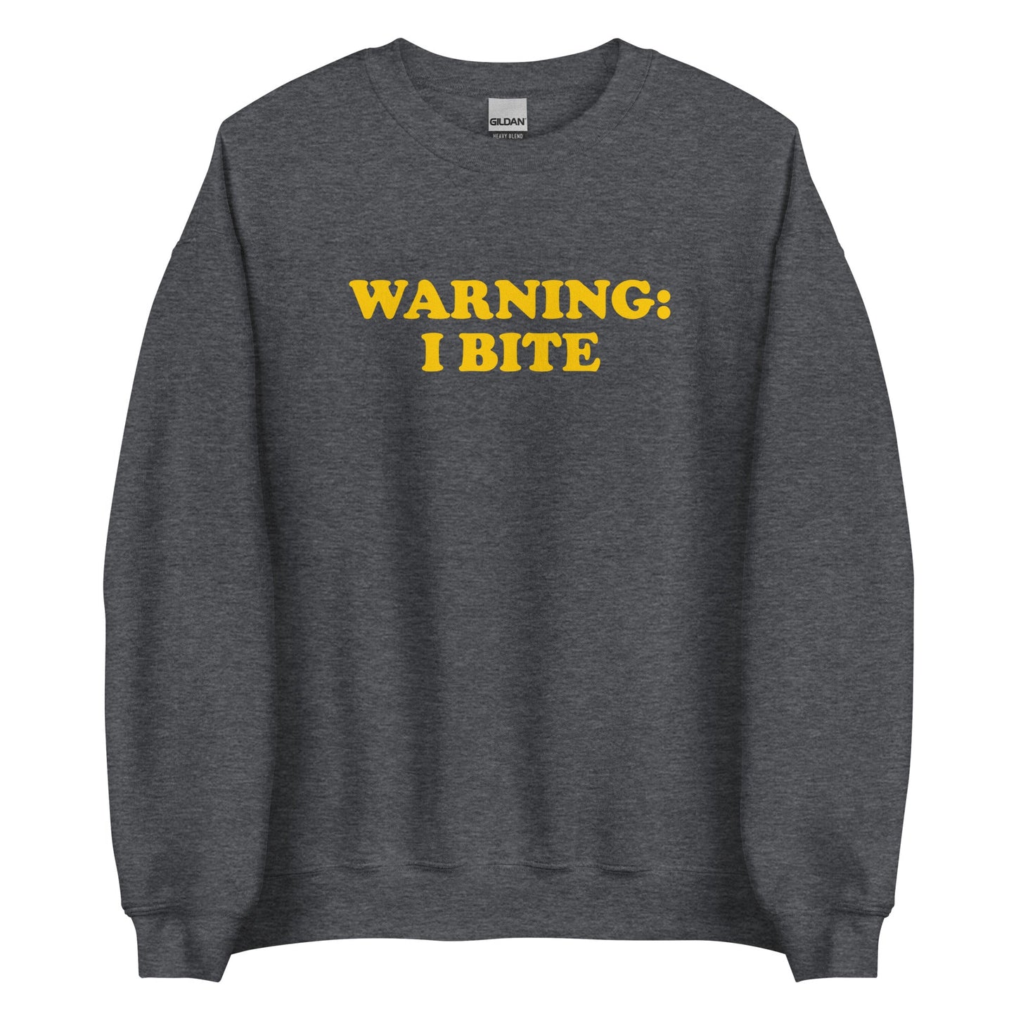 Warning: I Bite Sweatshirt - ninanush