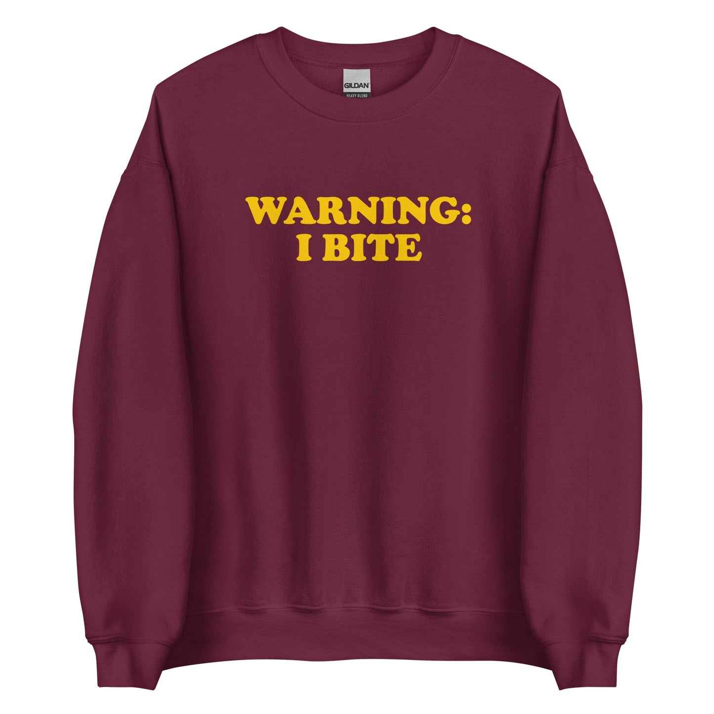 Warning: I Bite Sweatshirt - ninanush
