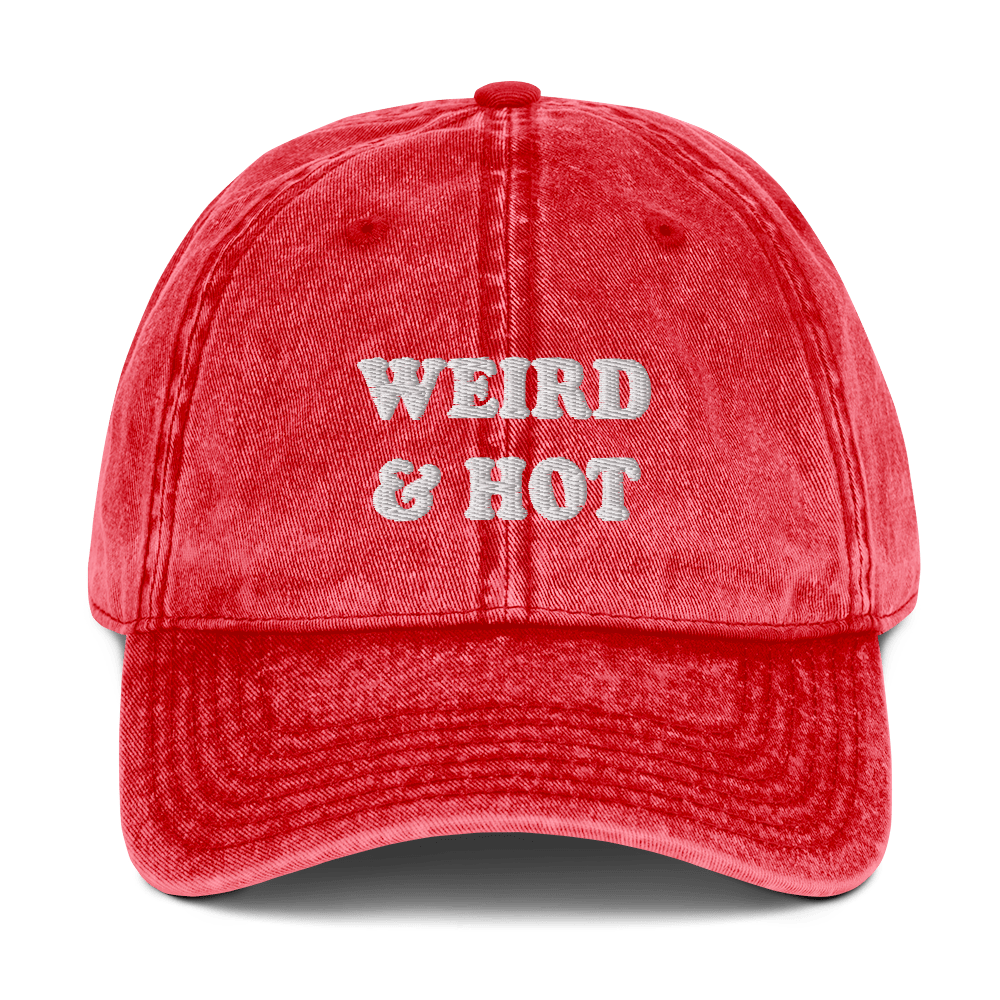 Weird and Hot Vintage Dad Hat - ninanush