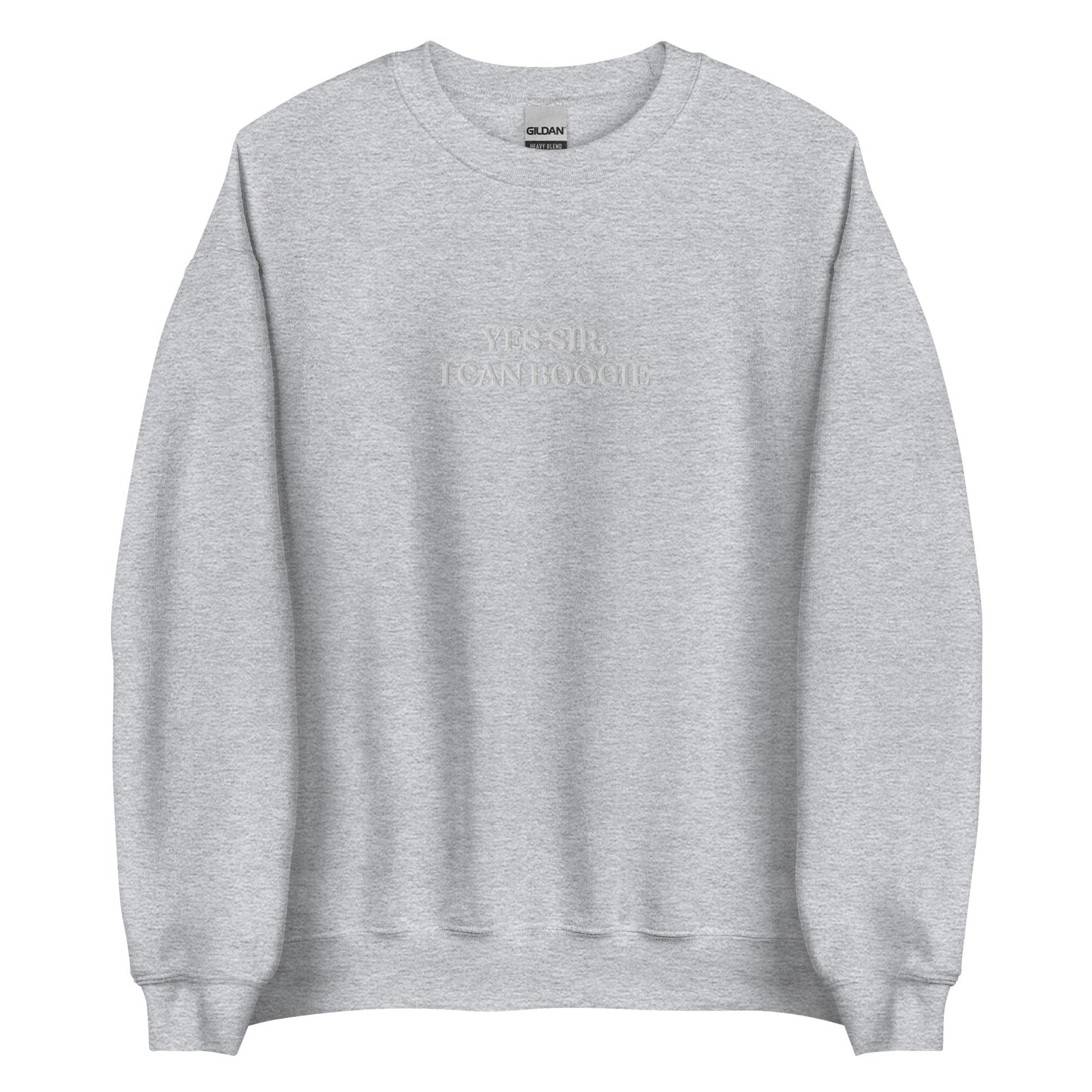 Yes Sir, I Can Boogie Embroidered Sweatshirt - ninanush