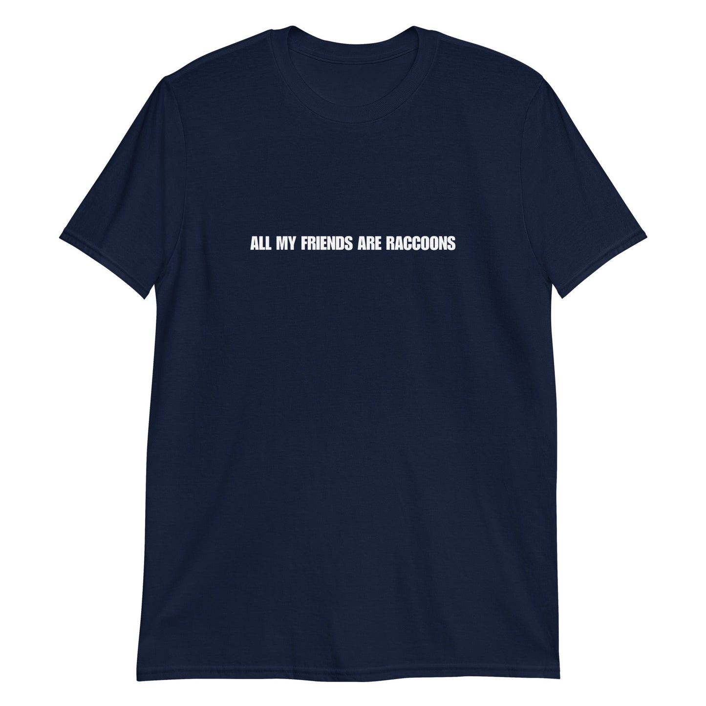All My Friends Are Raccoons T-Shirt - ninanush