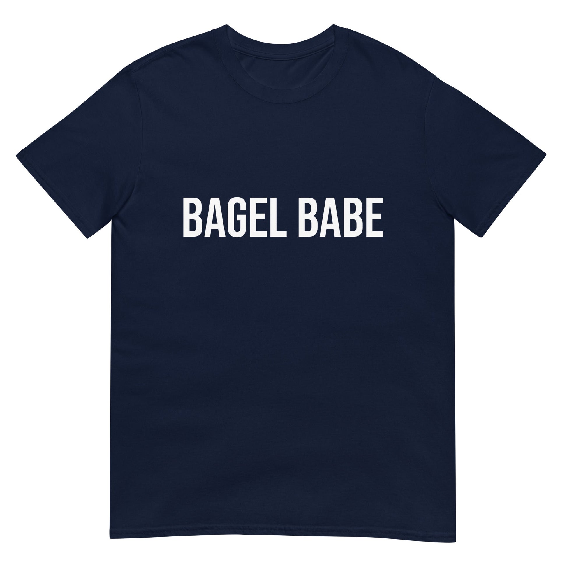 Bagel Babe T-Shirt, White - ninanush