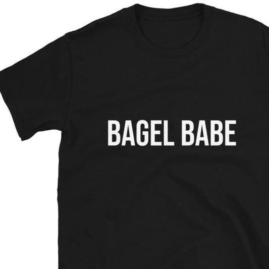 Bagel Babe T-Shirt, White - ninanush