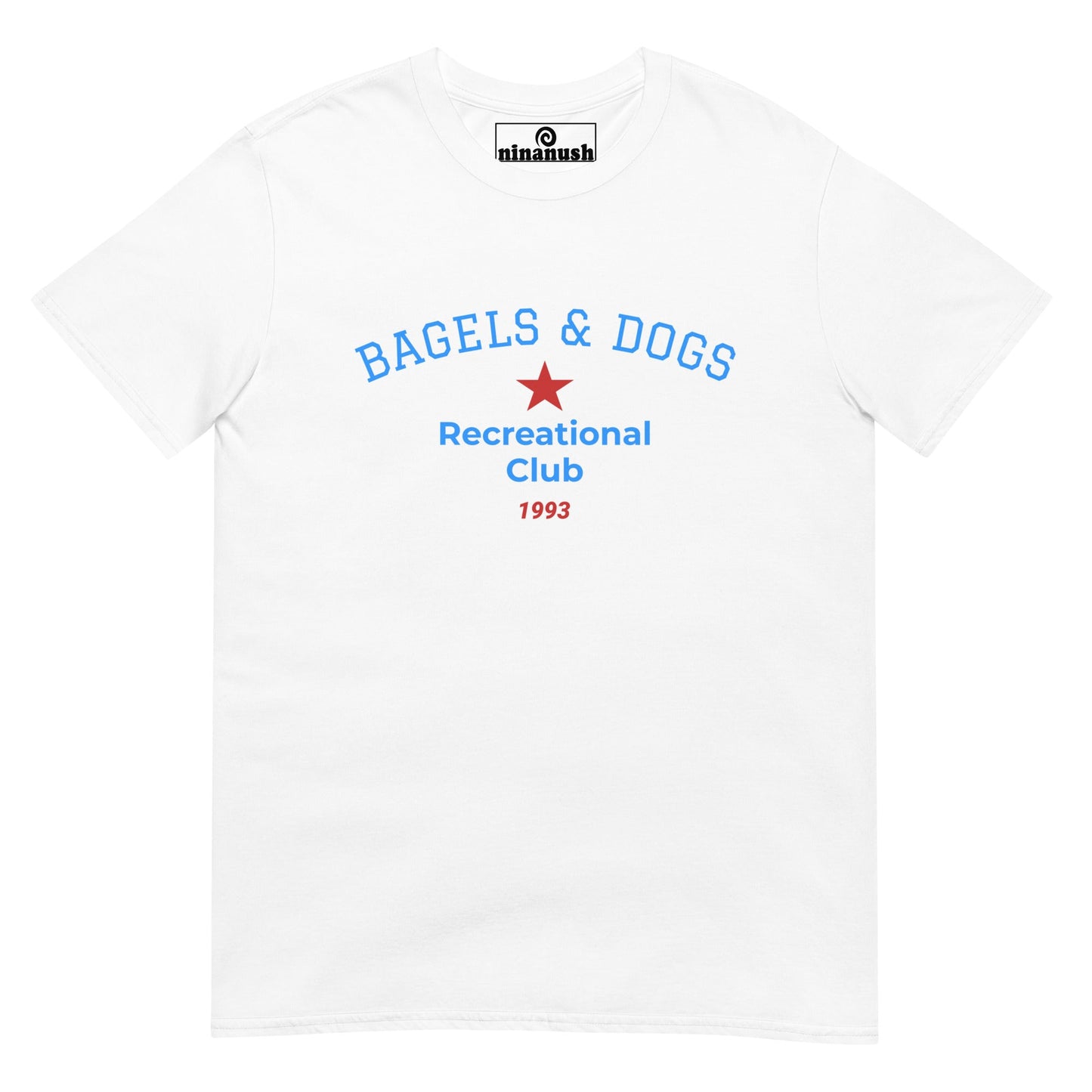 Bagels and Dogs Rec Club T-Shirt - ninanush