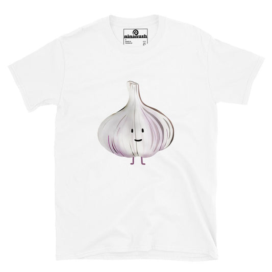 Cute Garlic Head T-Shirt - ninanush