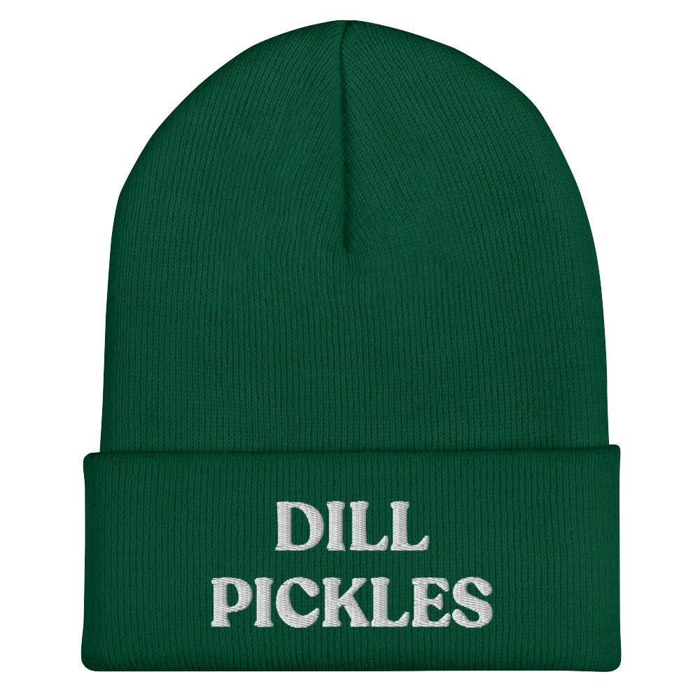 Dill Pickles Cuffed Beanie - ninanush