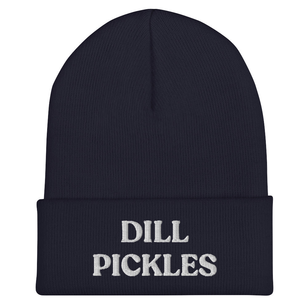 Dill Pickles Cuffed Beanie - ninanush