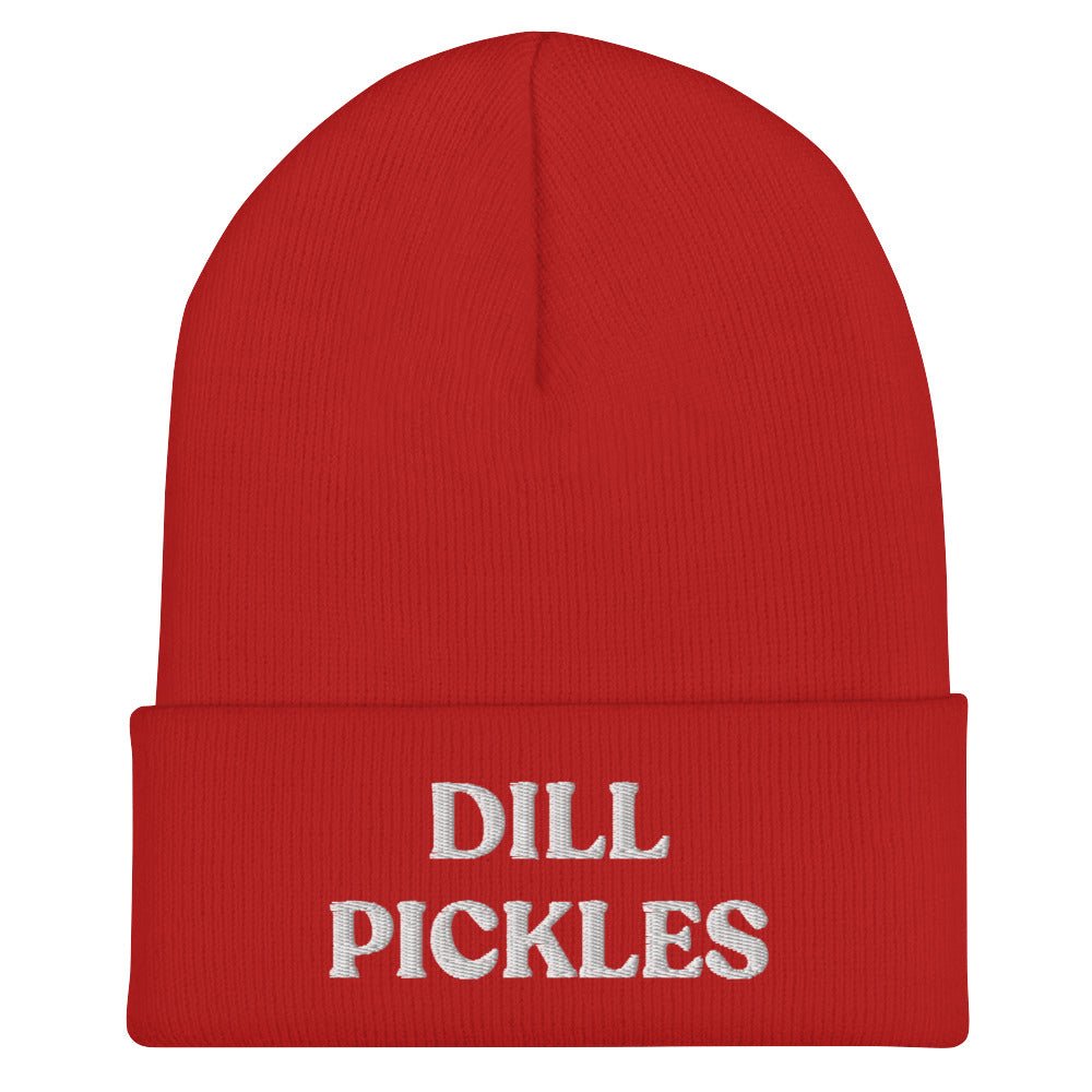 Dill Pickles Cuffed Beanie - ninanush