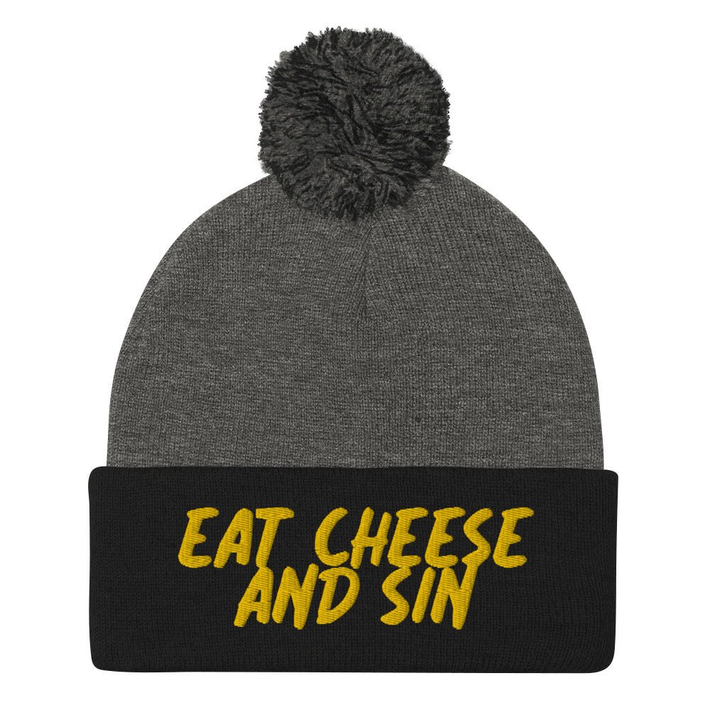 Eat Cheese and Sin Beanie - ninanush