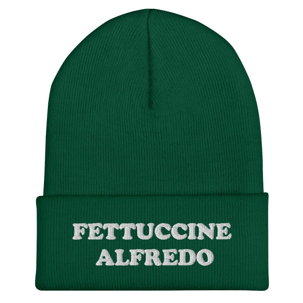 Fettuccine Alfredo Cuffed Beanie - ninanush