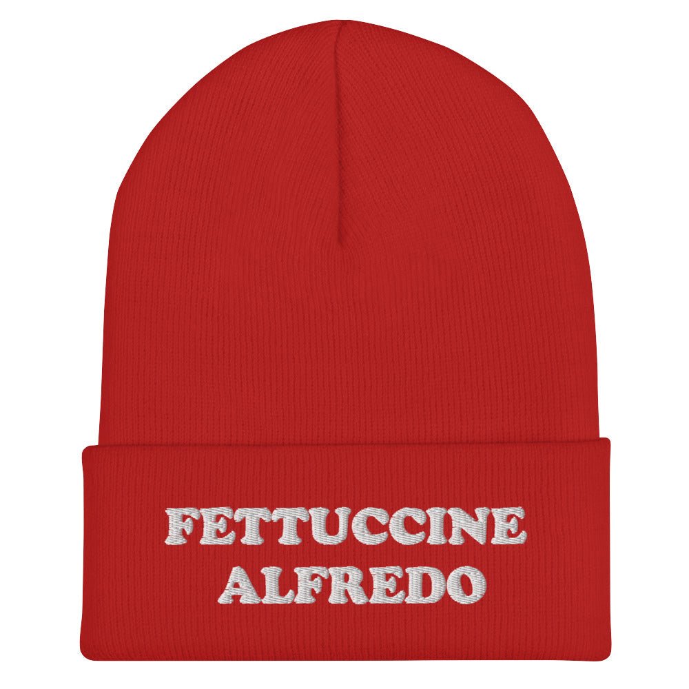 Fettuccine Alfredo Cuffed Beanie - ninanush