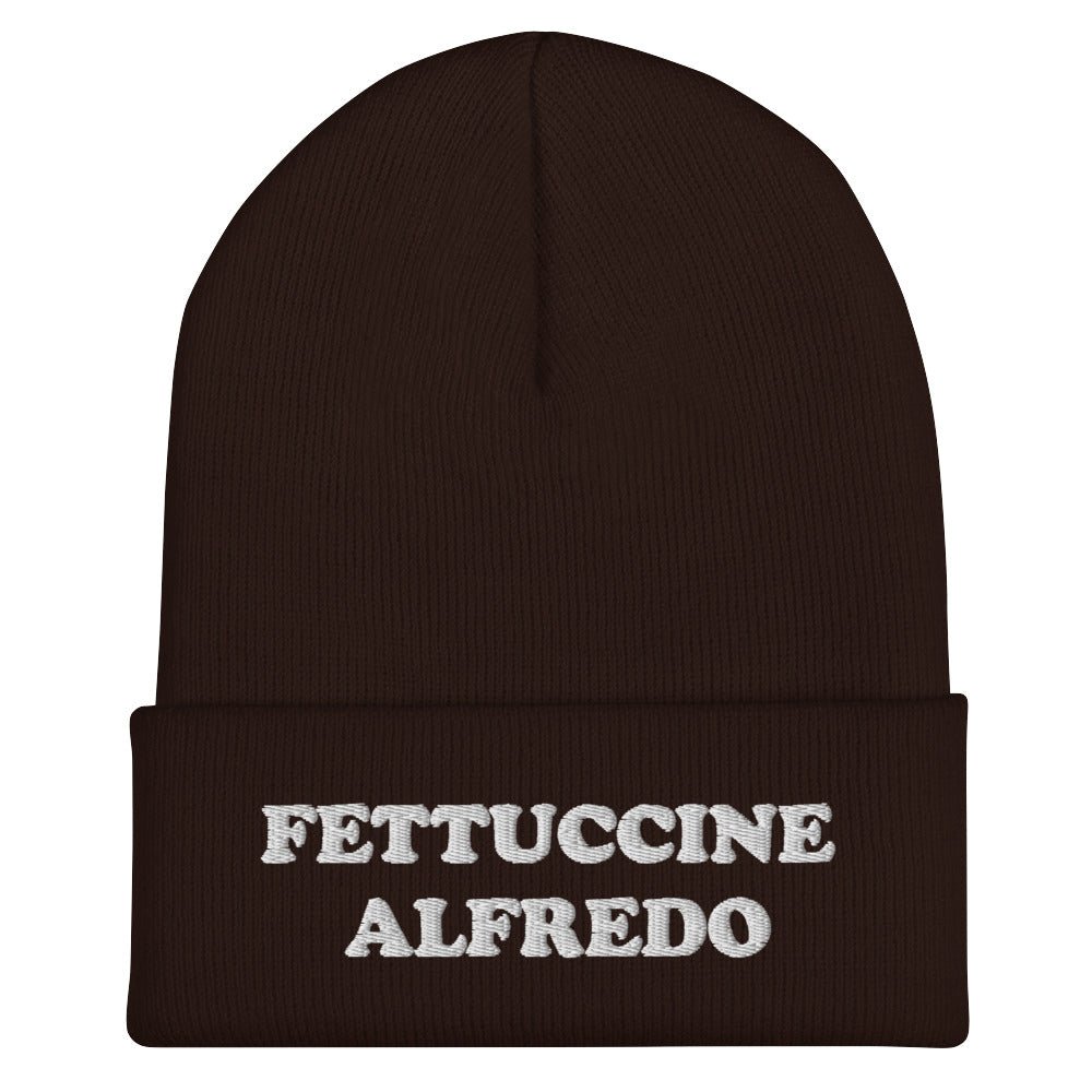 Fettuccine Alfredo Cuffed Beanie - ninanush