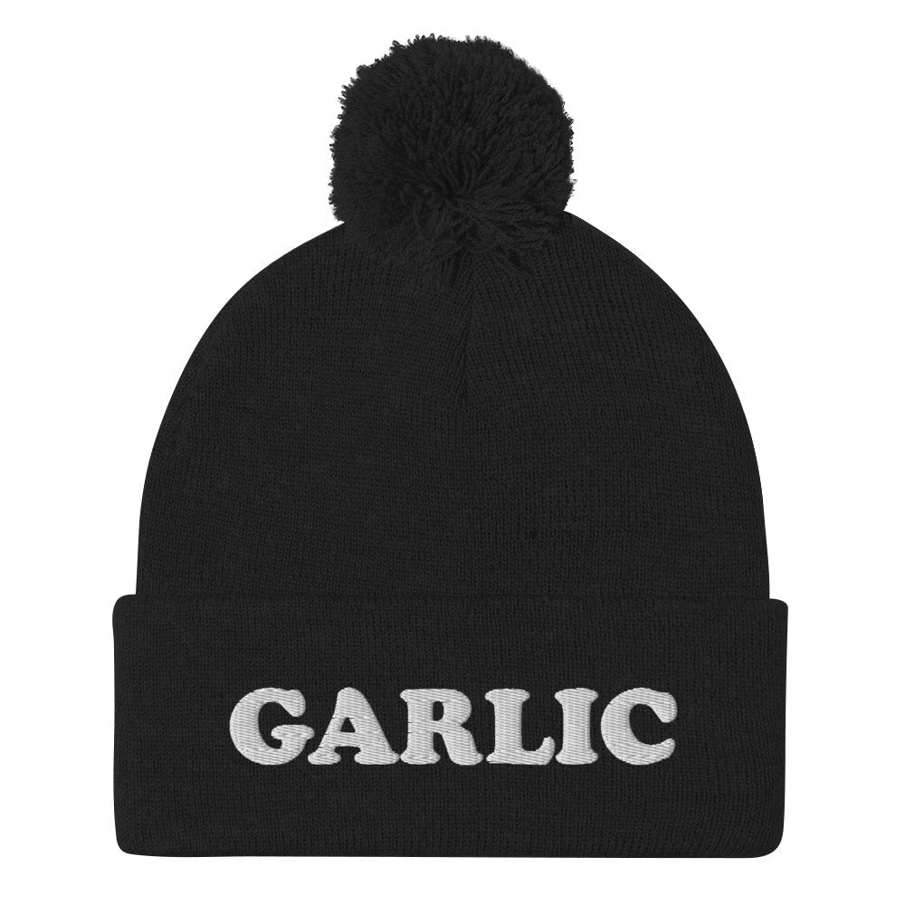 Garlic Beanie with White Embroidery - ninanush