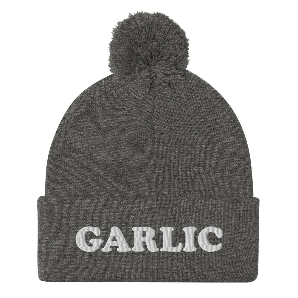 Garlic Beanie with White Embroidery - ninanush
