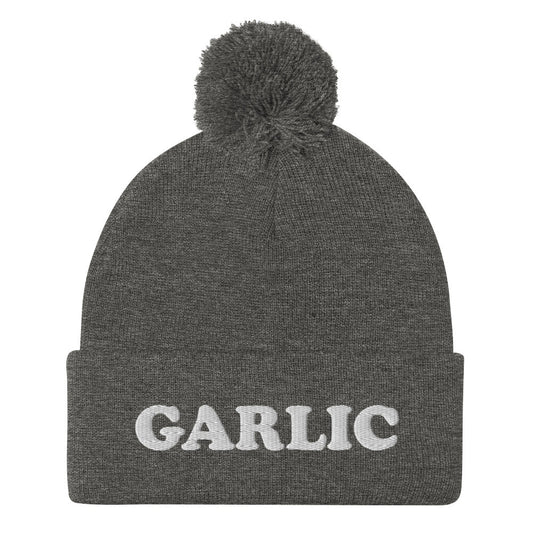 Garlic Beanie with White Embroidery - ninanush
