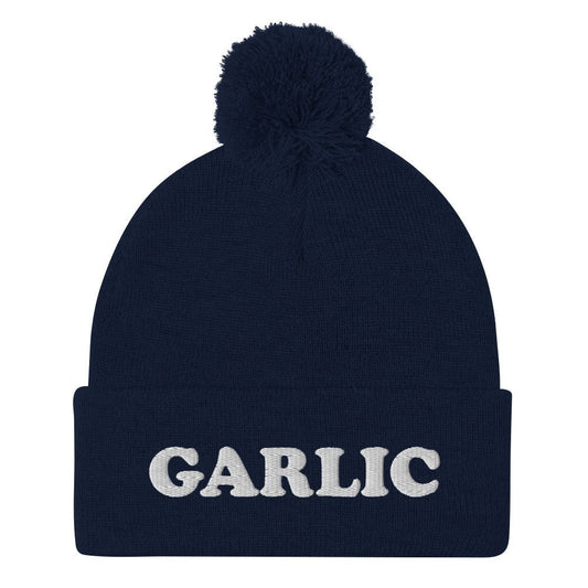 Garlic Beanie with White Embroidery - ninanush