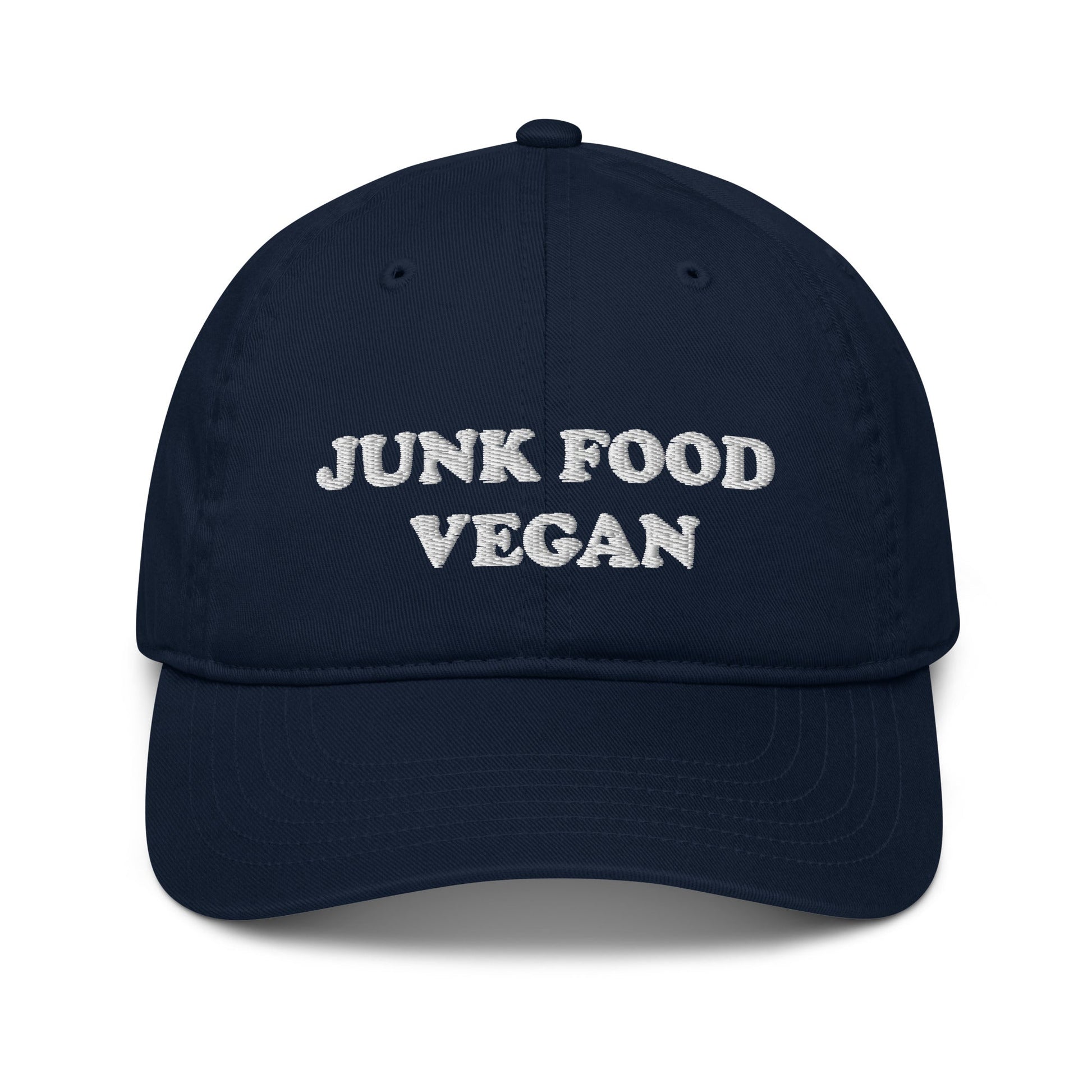 Junk Food Vegan Organic Dad Hat - ninanush