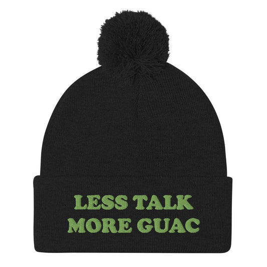 Less Talk More Guac Beanie - ninanush