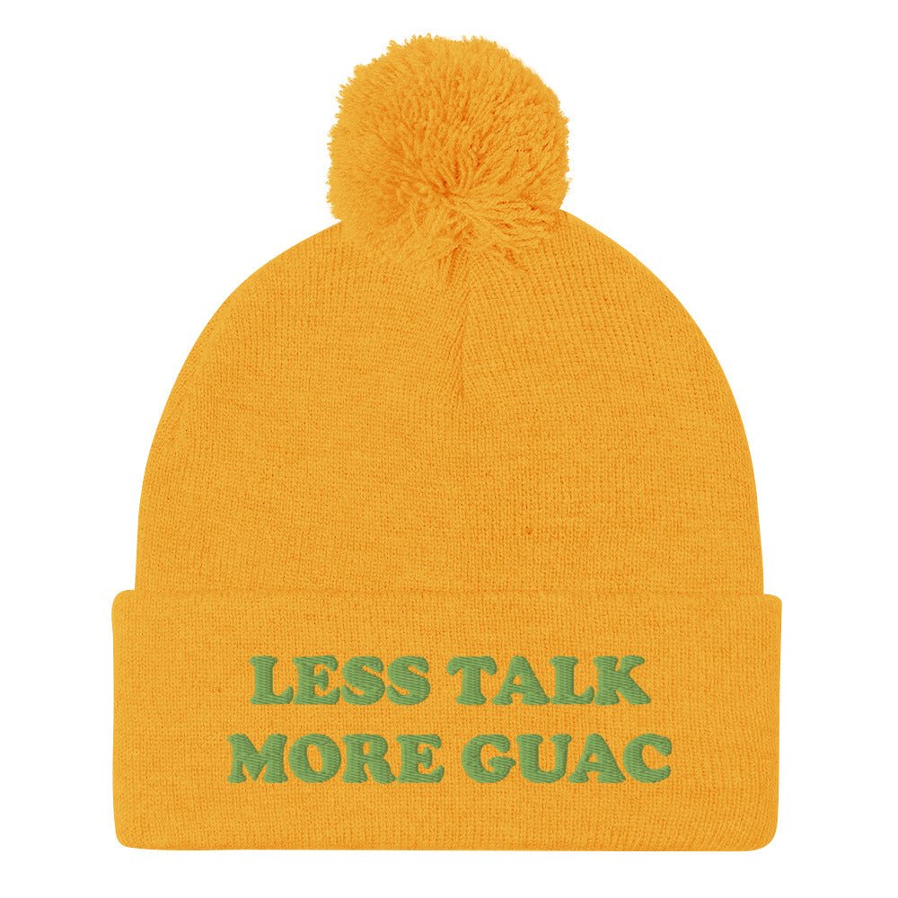 Less Talk More Guac Beanie - ninanush