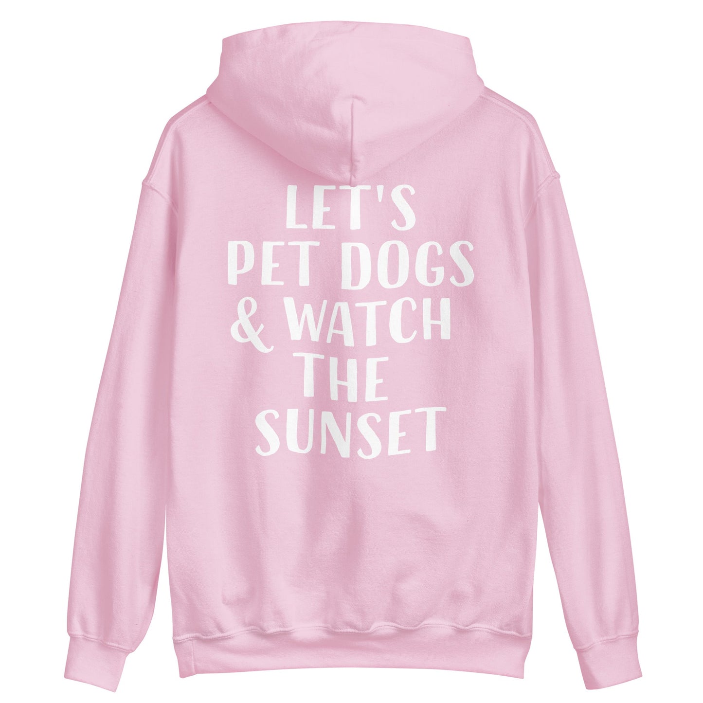 Pet Dogs And Watch The Sunset Hoodie - ninanush