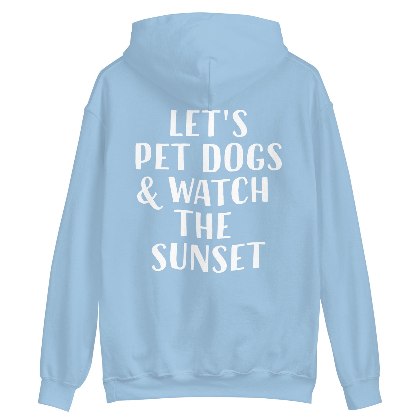 Pet Dogs And Watch The Sunset Hoodie - ninanush