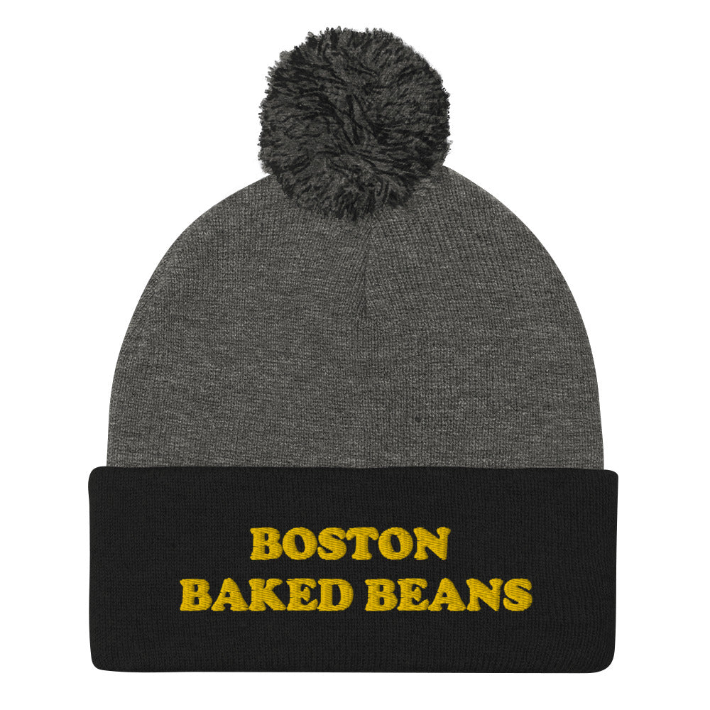 This funky foodie beanie is a unique and quirky winter hat for foodies and people who love Boston baked beans. It's a funny beanie for New England foodies. This weird beanie is a perfect weird gift for Boston foodies and baked beans enthusiasts! Shop funny foodie beanies, weird hats, funky animal t-shirts and more.