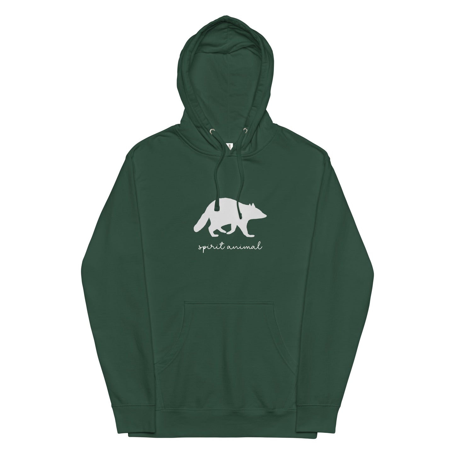 Raccoon Spirit Animal Midweight Hoodie - ninanush