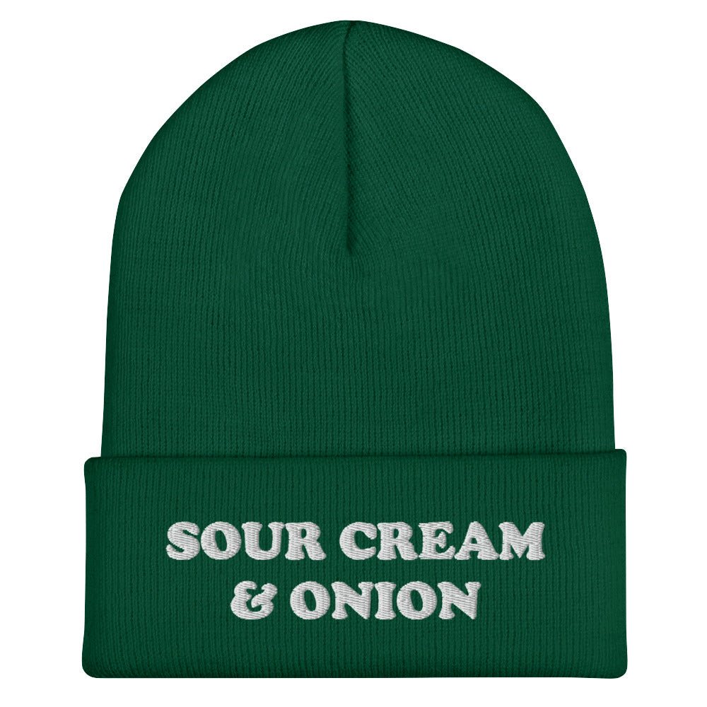 Sour Cream & Onion Cuffed Beanie - ninanush