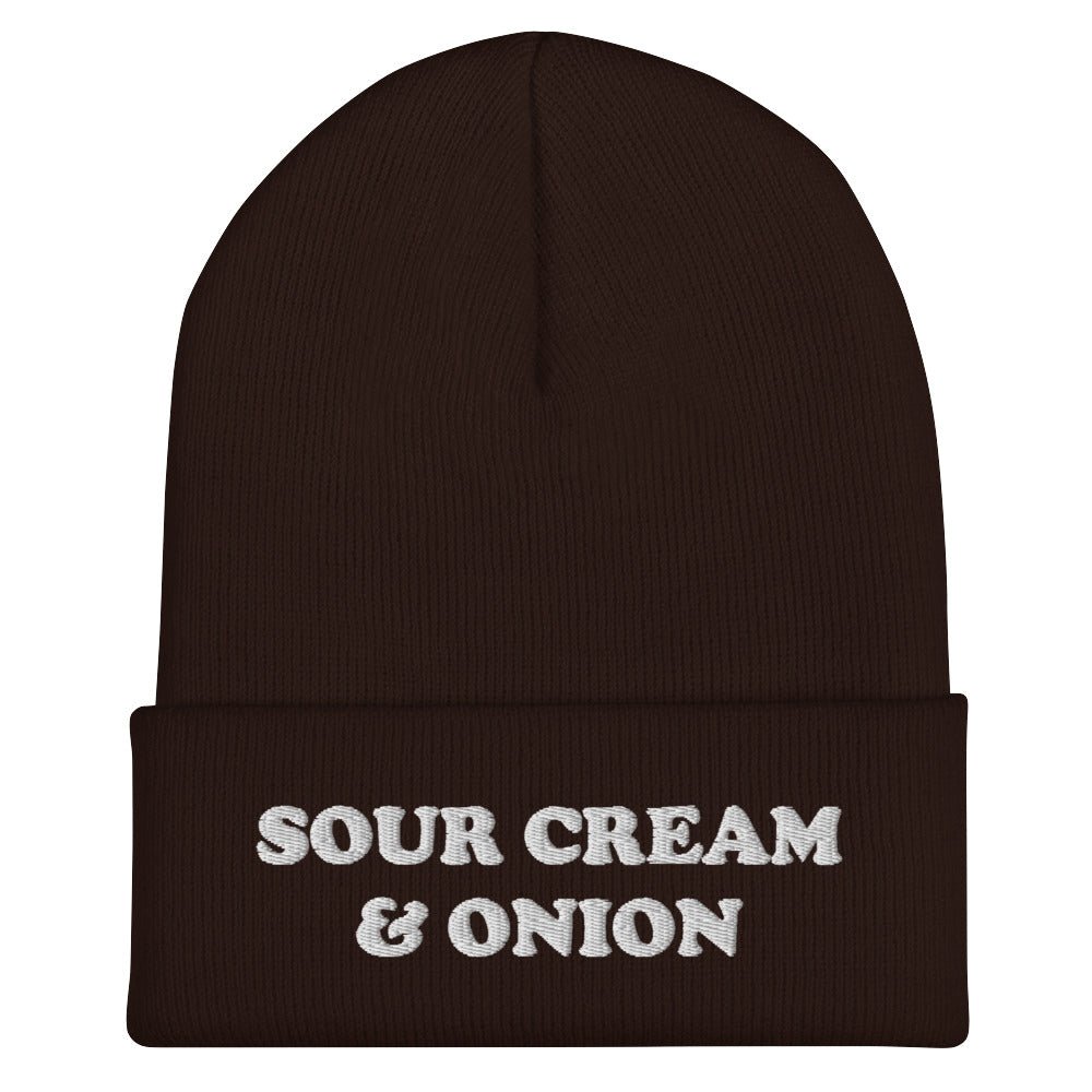Sour Cream & Onion Cuffed Beanie - ninanush
